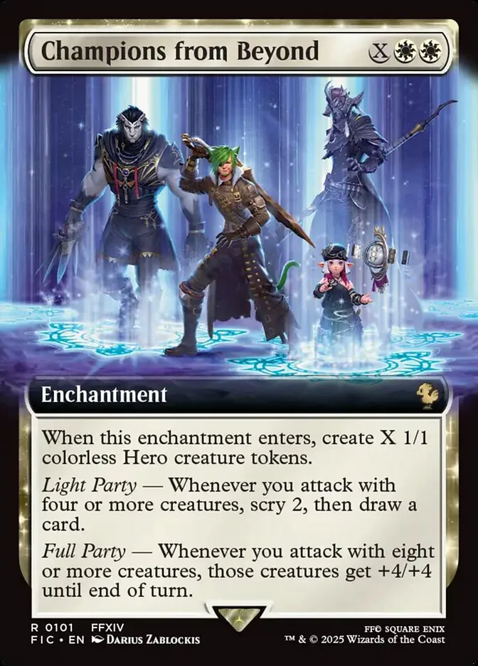 Champions from Beyond Front Face