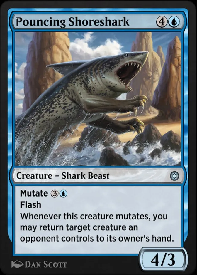 Pouncing Shoreshark Front Face