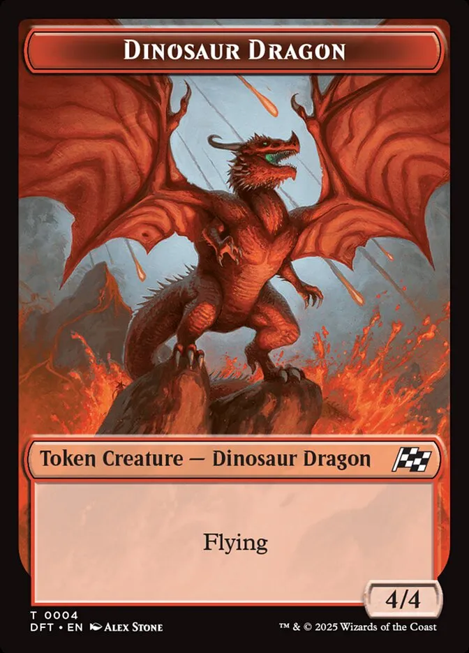 Dinosaur Dragon Front Face