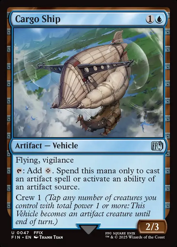 Cargo Ship Front Face