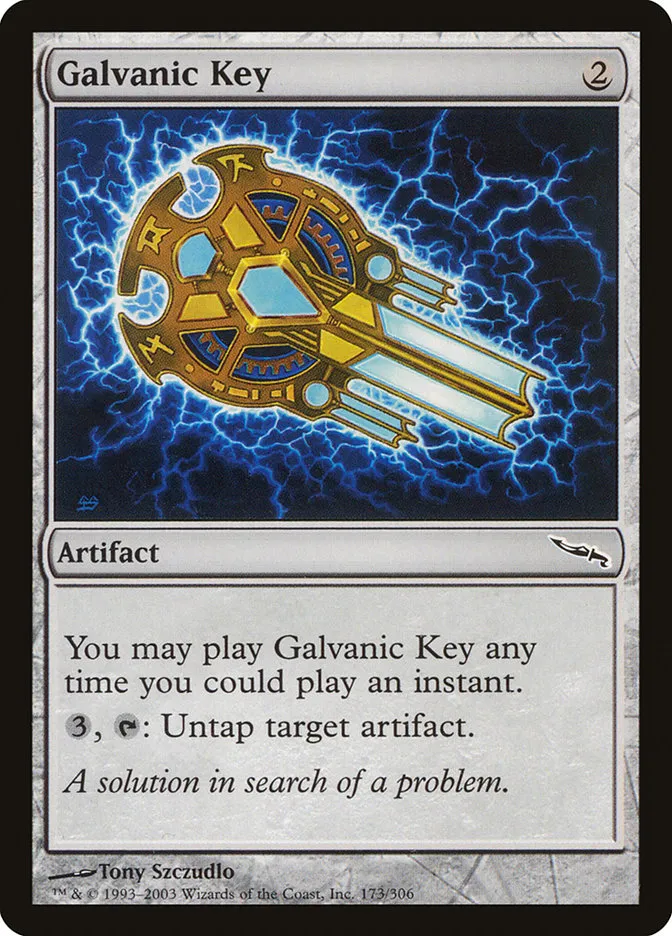 Galvanic Key Front Face