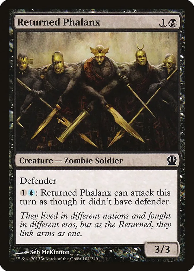 Returned Phalanx Front Face