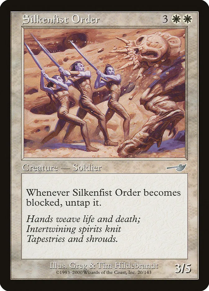 Silkenfist Order Front Face