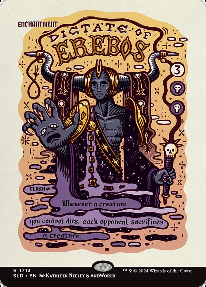 Dictate of Erebos Front Face