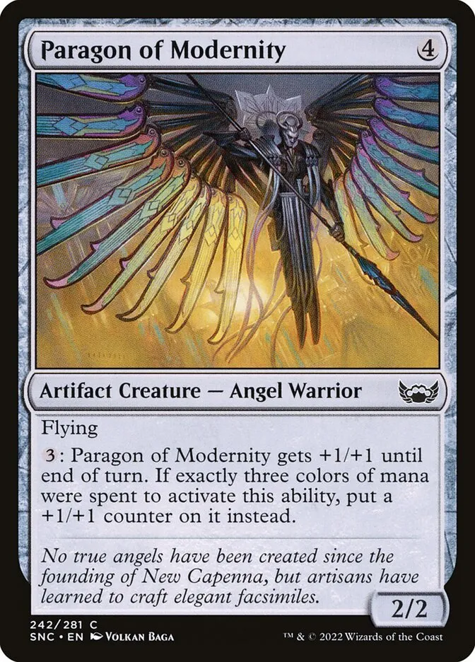 Paragon of Modernity Front Face
