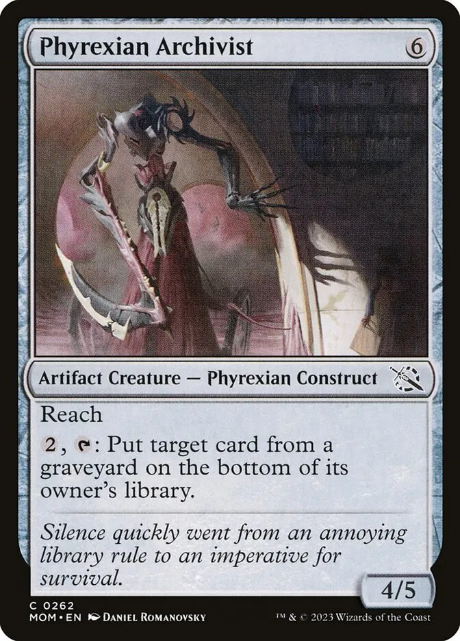 Phyrexian Archivist Front Face