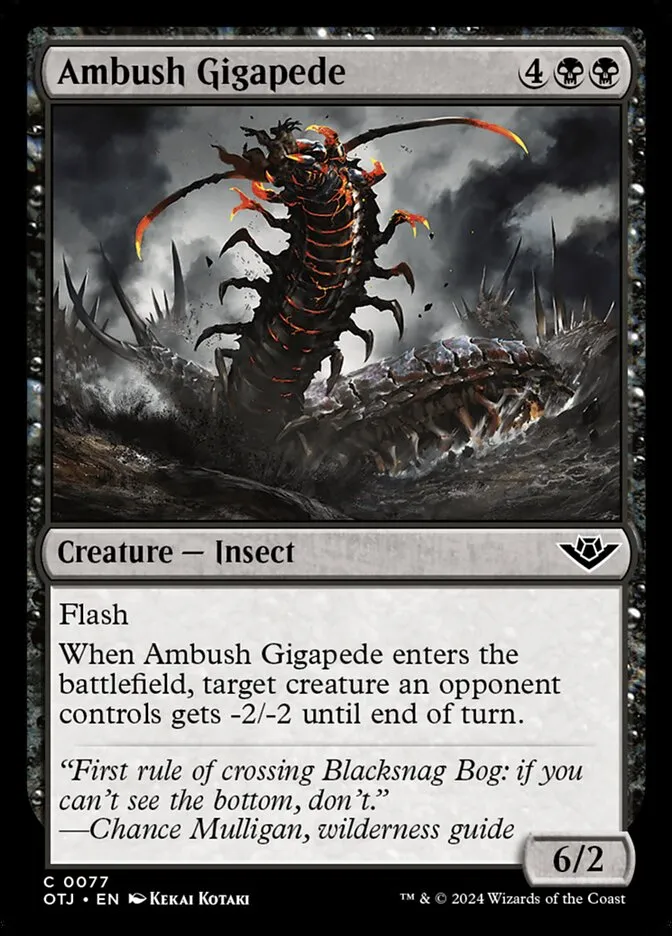 Ambush Gigapede Front Face