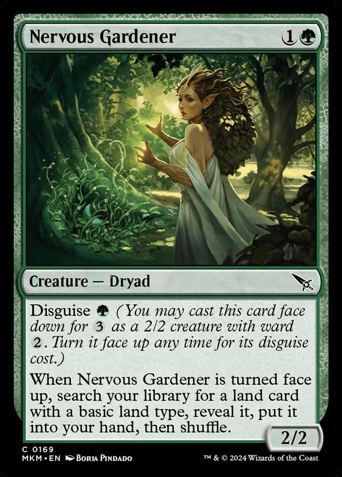 Nervous Gardener Front Face
