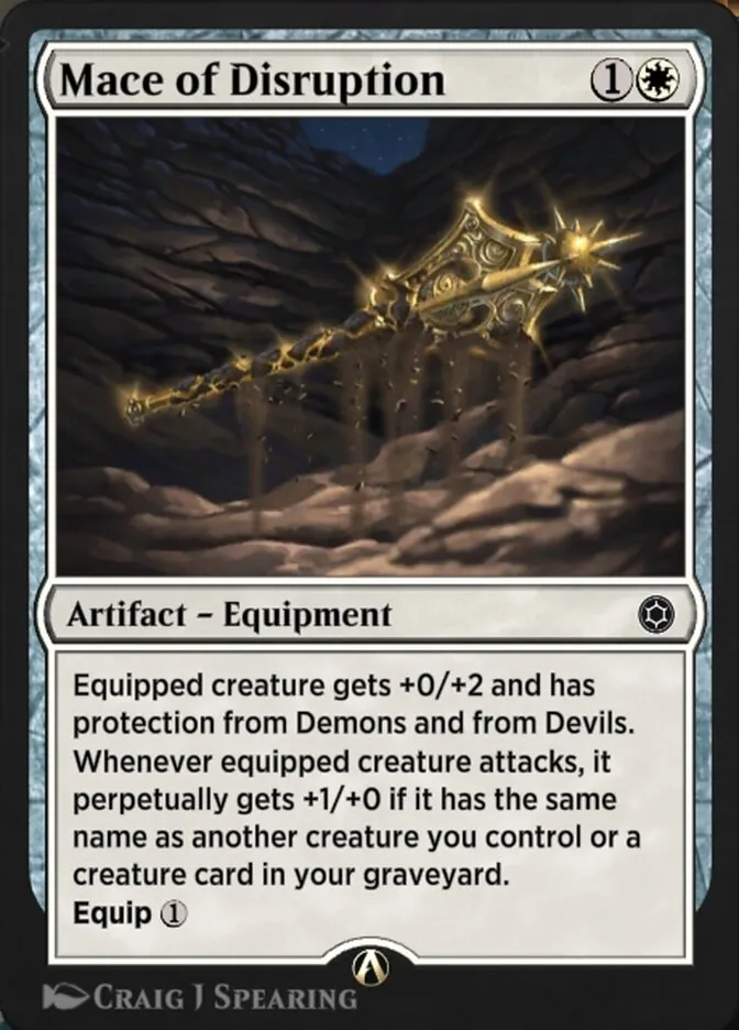 Mace of Disruption Front Face