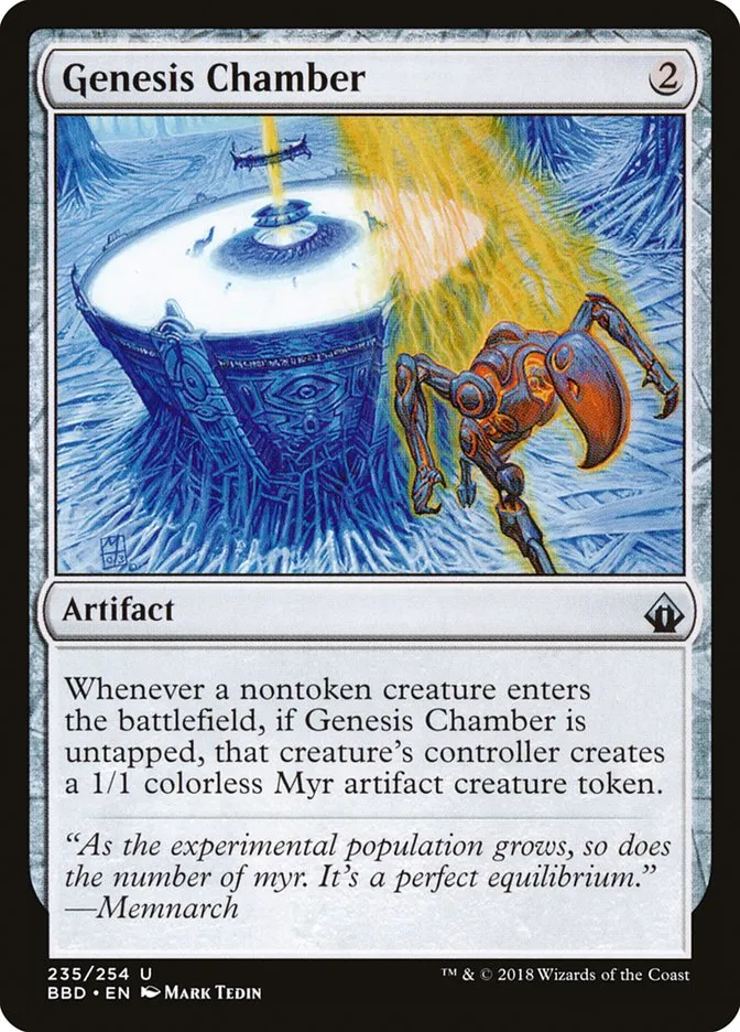 Genesis Chamber Front Face