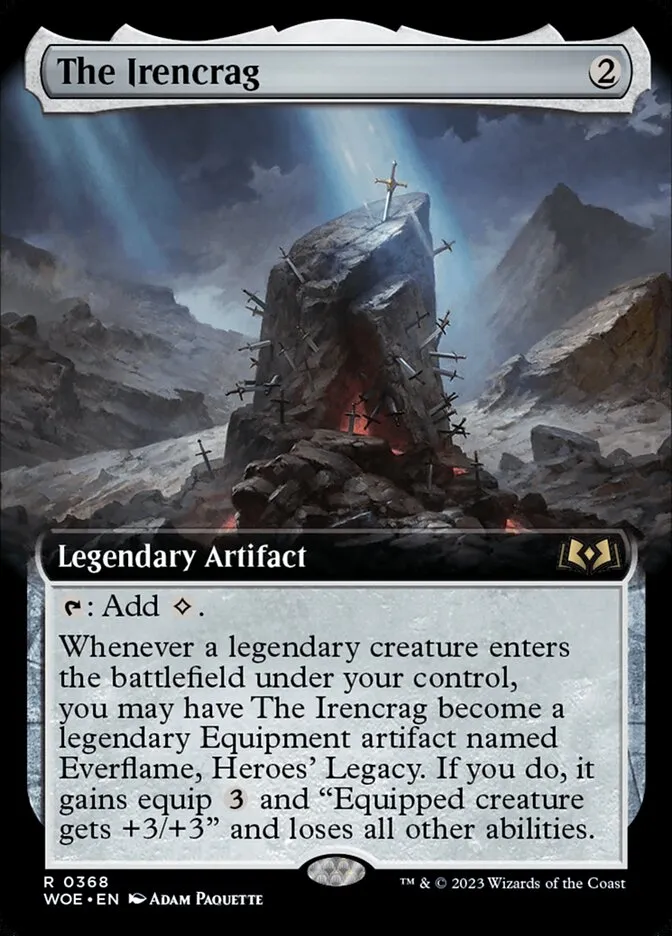 The Irencrag Front Face