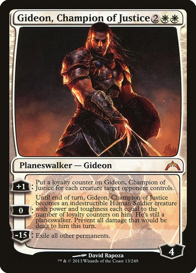 Gideon, Champion of Justice Front Face