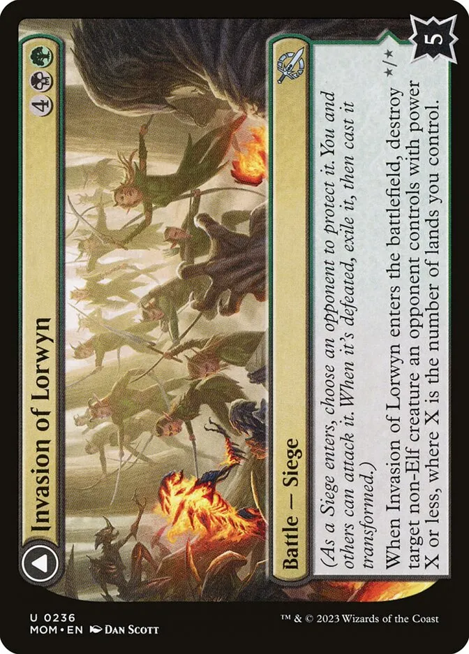 Invasion of Lorwyn // Winnowing Forces Front Face