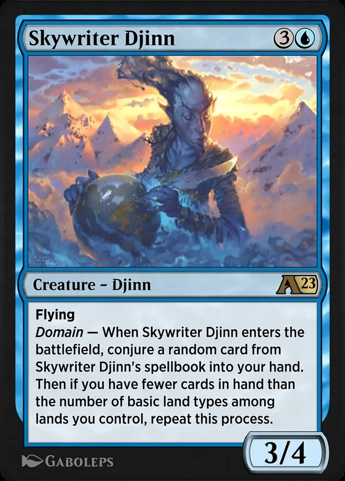Skywriter Djinn Front Face