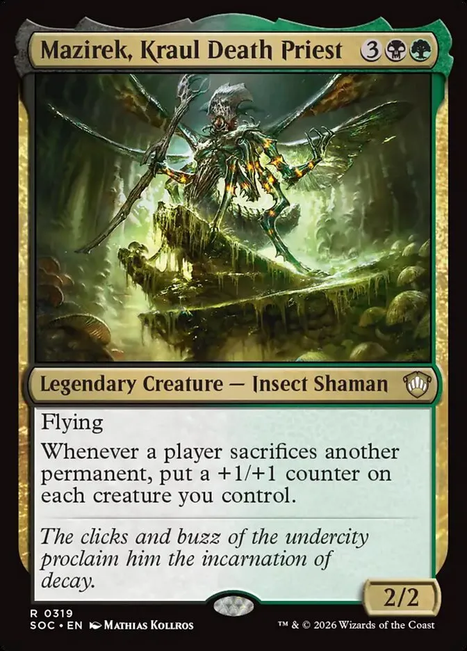 Mazirek, Kraul Death Priest Front Face