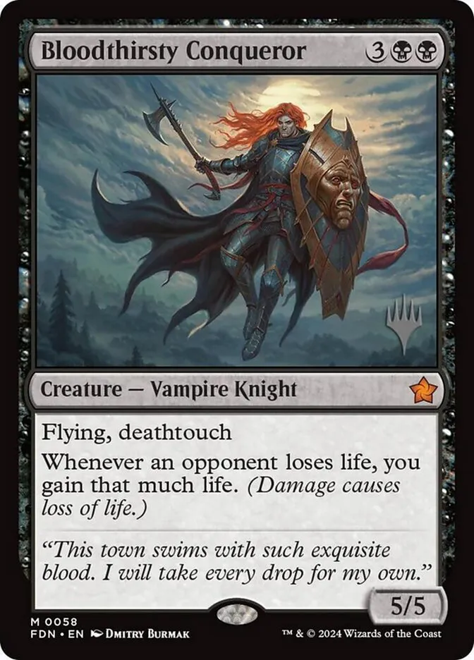 Bloodthirsty Conqueror Front Face