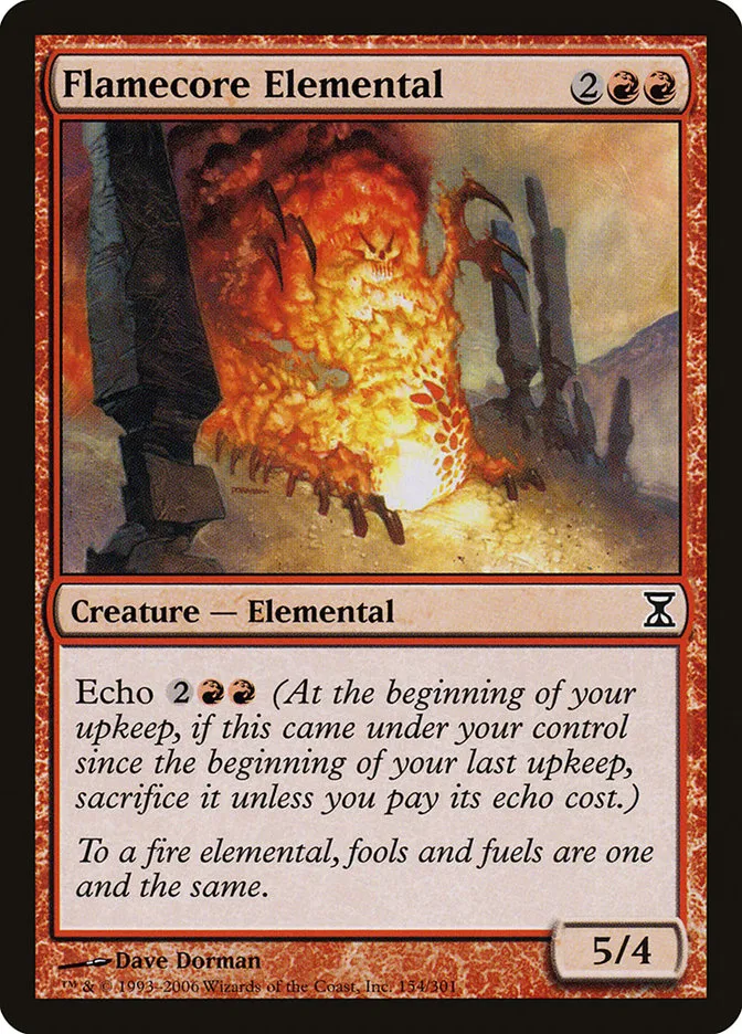 Flamecore Elemental Front Face