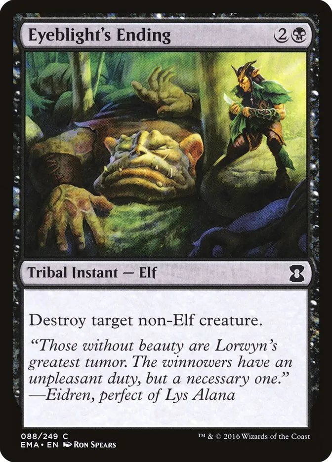 Eyeblight's Ending Front Face