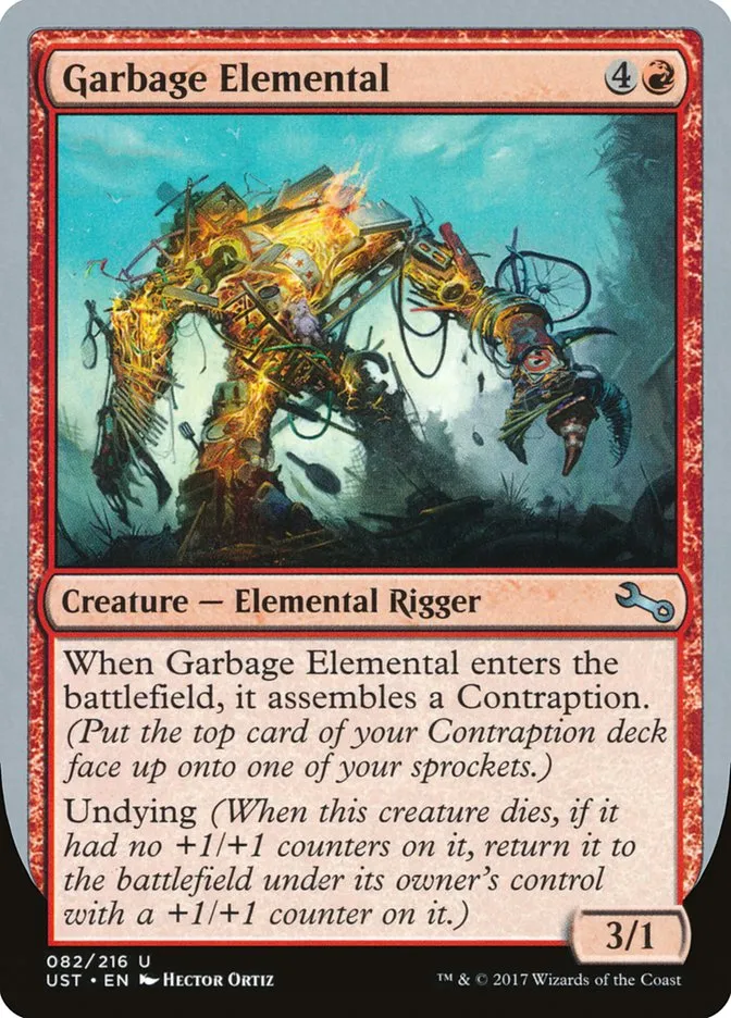 Garbage Elemental Front Face