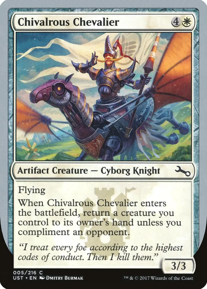 Chivalrous Chevalier Front Face