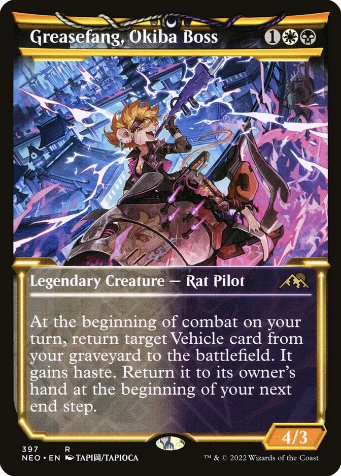 Greasefang, Okiba Boss Front Face