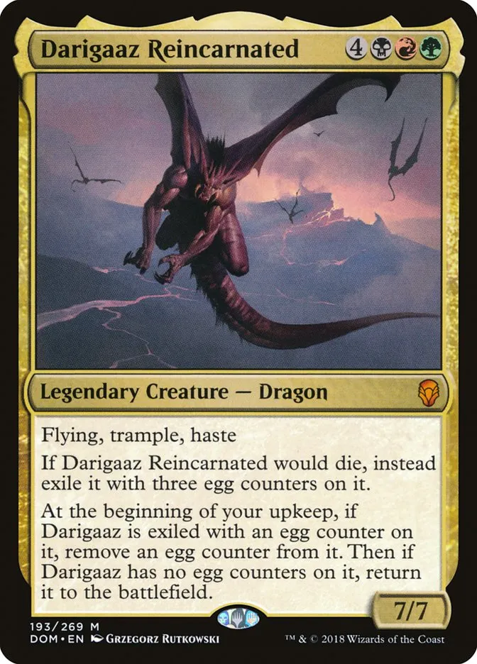 Darigaaz Reincarnated Front Face