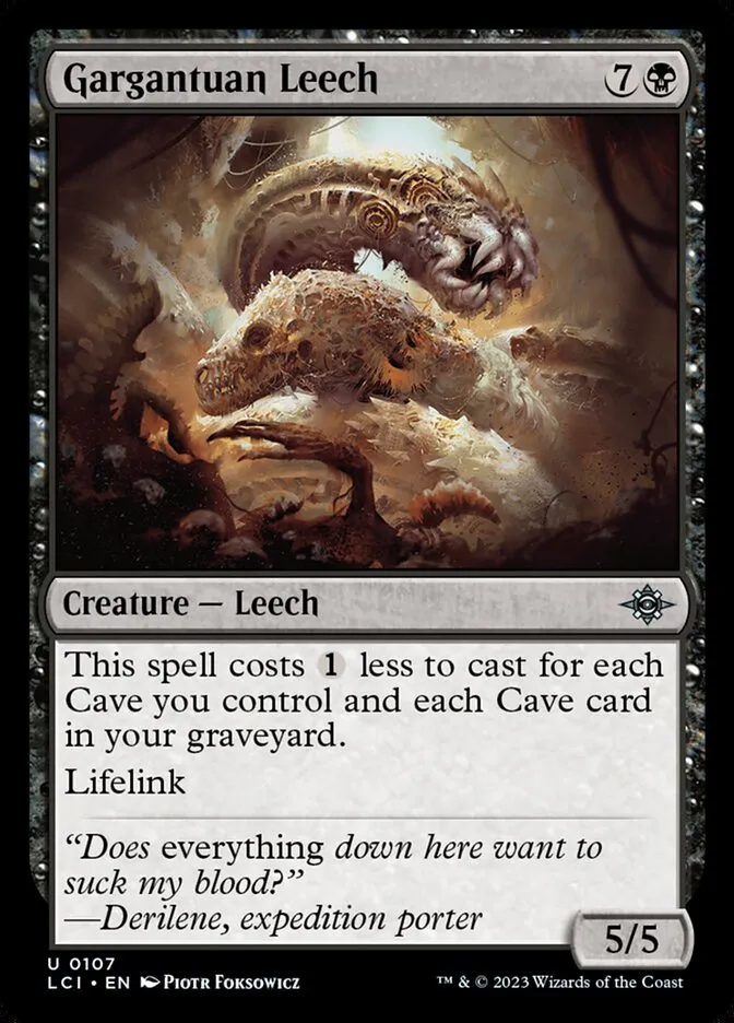 Gargantuan Leech Front Face