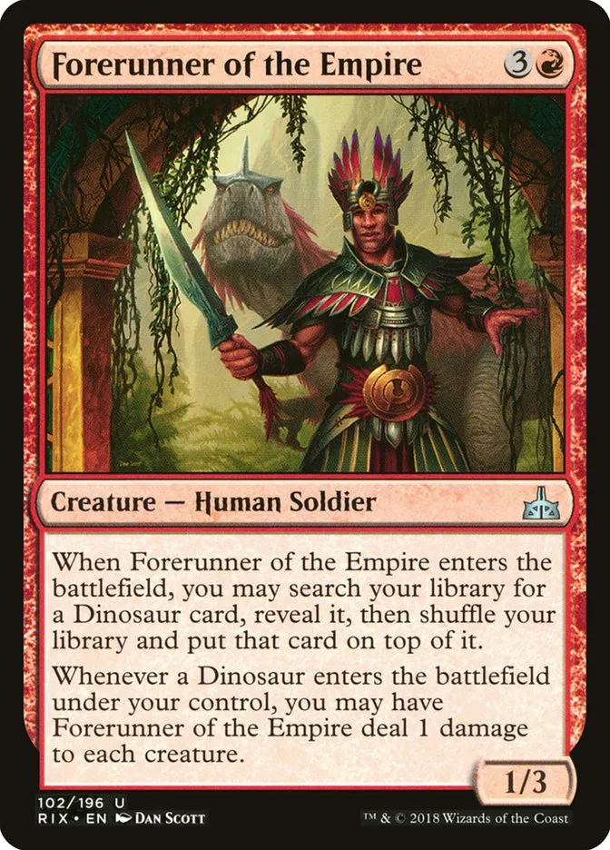 Forerunner of the Empire Front Face
