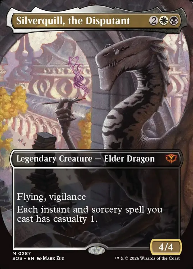 Silverquill, the Disputant Front Face