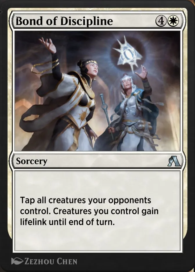 Bond of Discipline Front Face