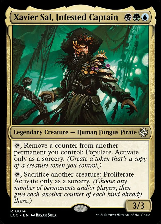 Xavier Sal, Infested Captain Front Face