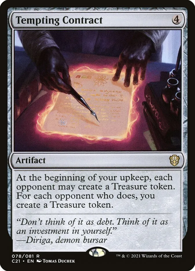 Tempting Contract Front Face