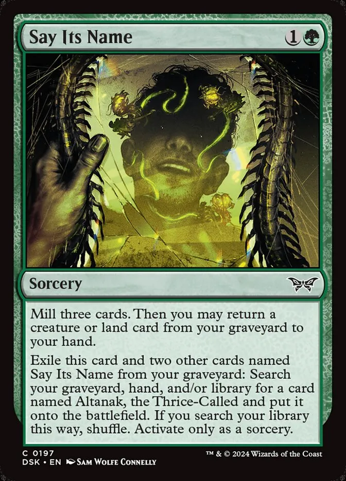 Say Its Name Front Face