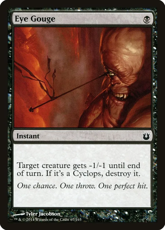 Eye Gouge Front Face