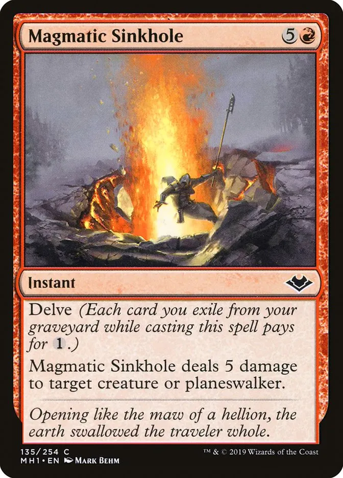 Magmatic Sinkhole Front Face
