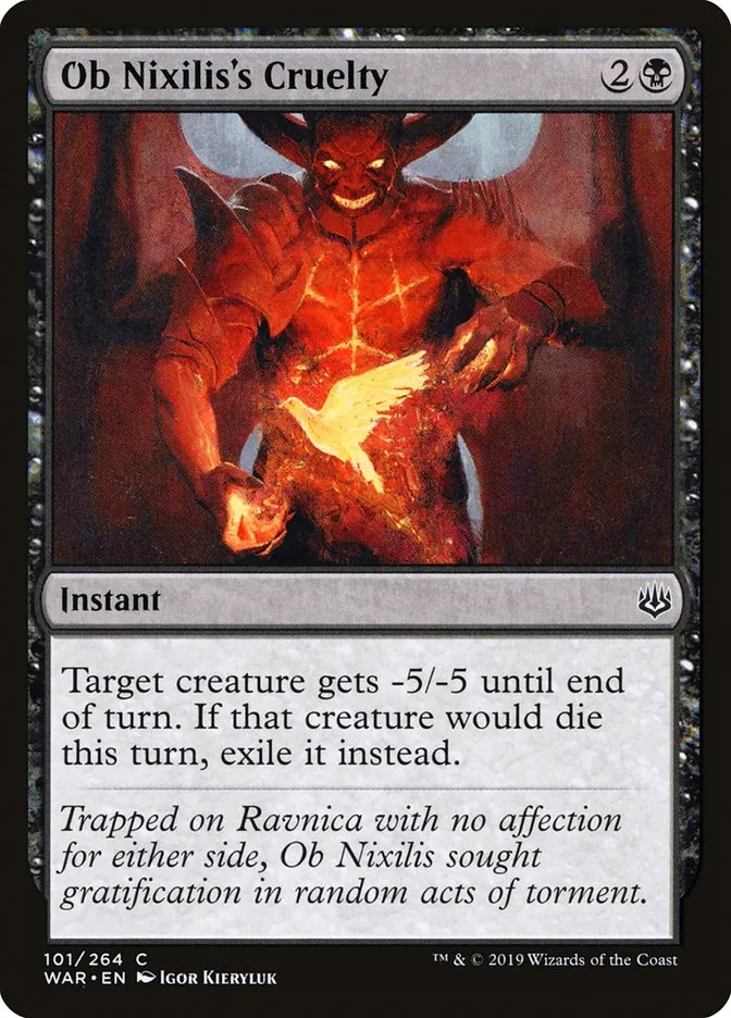 Ob Nixilis's Cruelty Front Face