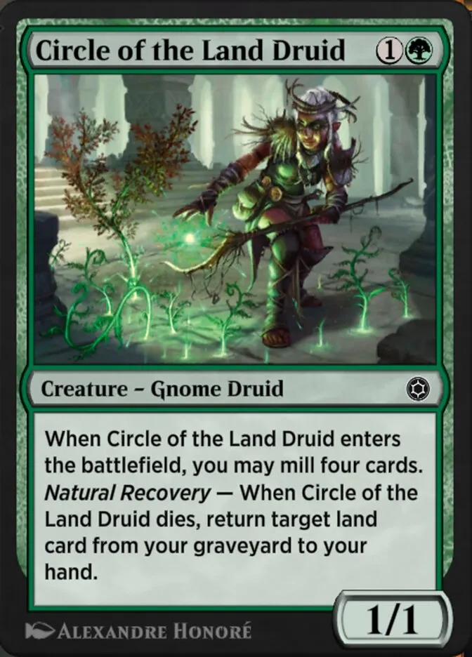 Circle of the Land Druid Front Face