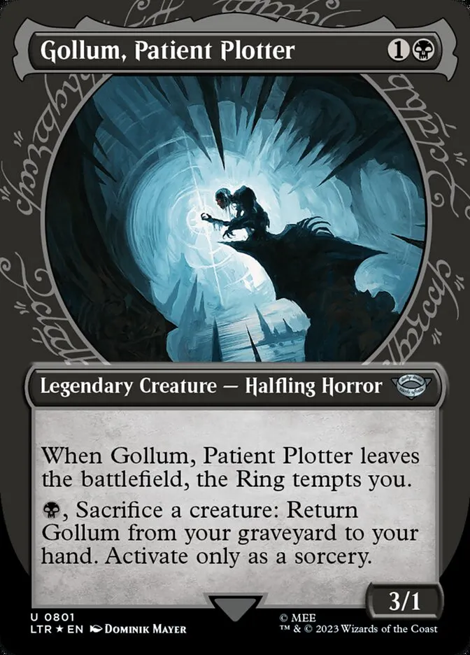 Gollum, Patient Plotter Front Face