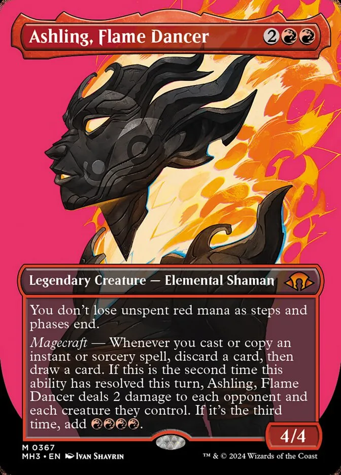 Ashling, Flame Dancer Front Face