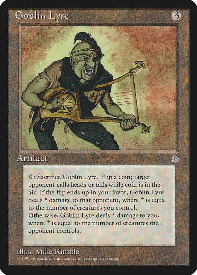 Goblin Lyre Front Face