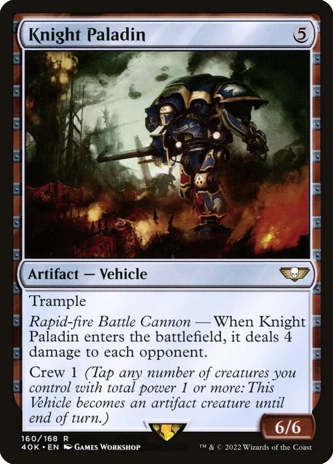Knight Paladin Front Face