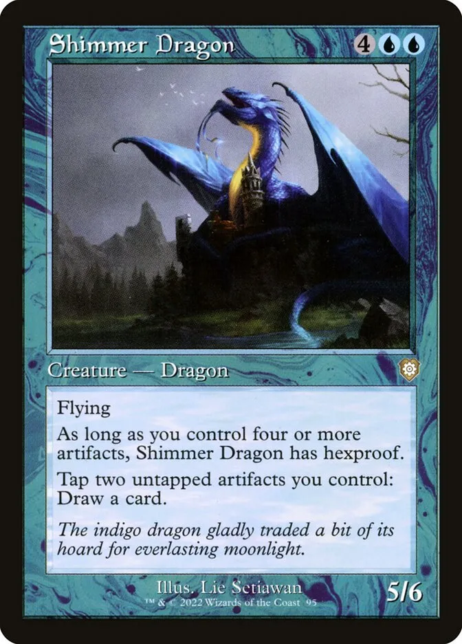 Shimmer Dragon Front Face