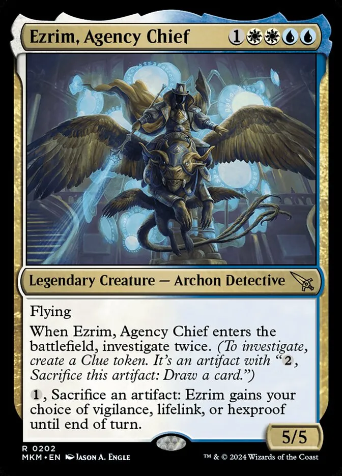 Ezrim, Agency Chief Front Face