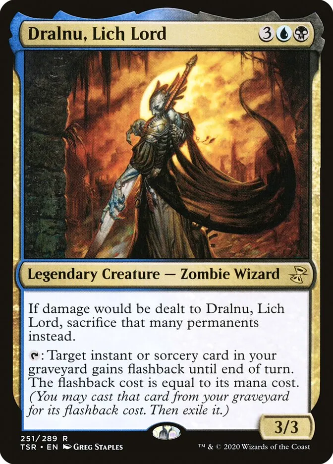 Dralnu, Lich Lord Front Face