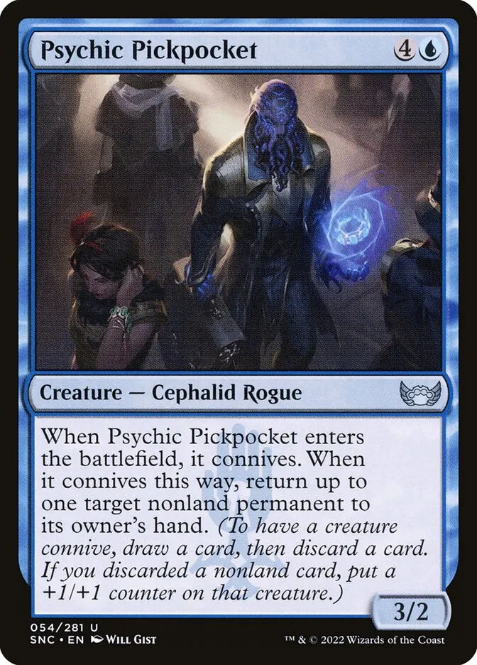 Psychic Pickpocket Front Face