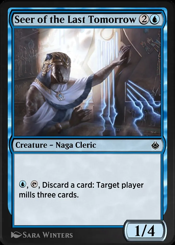 Seer of the Last Tomorrow Front Face