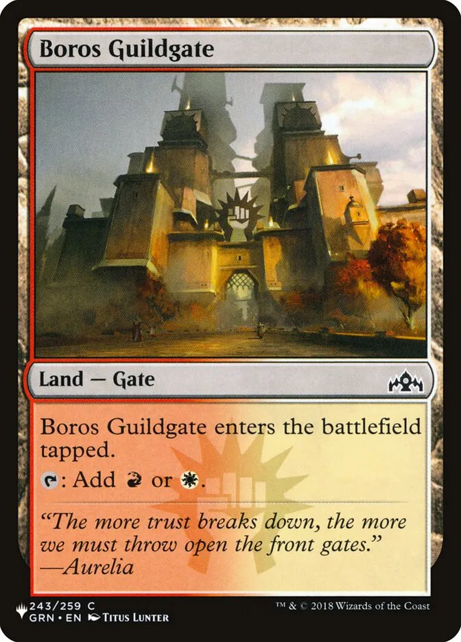 Boros Guildgate Front Face