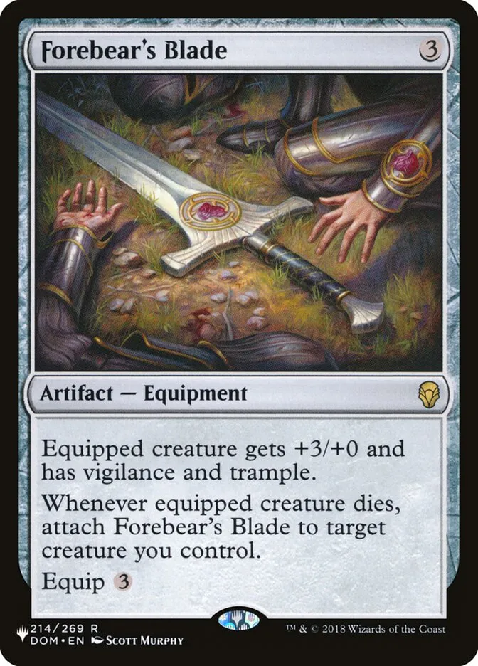 Forebear's Blade Front Face