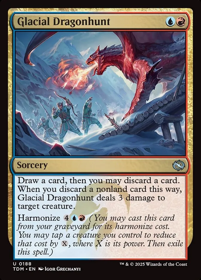 Glacial Dragonhunt Front Face