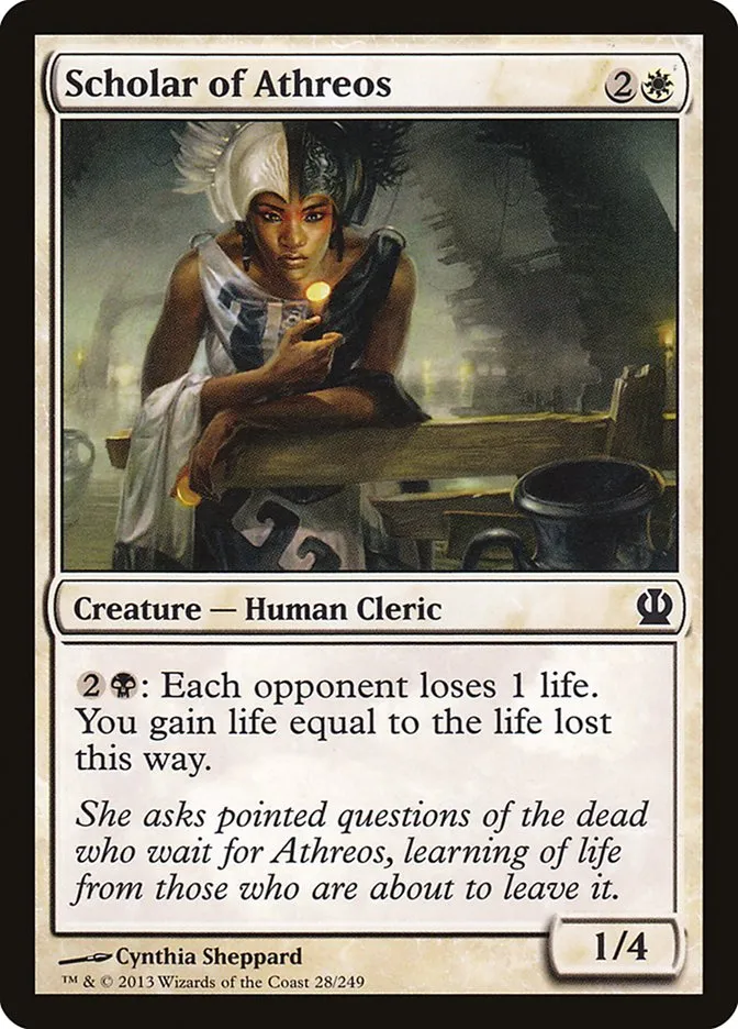 Scholar of Athreos Front Face